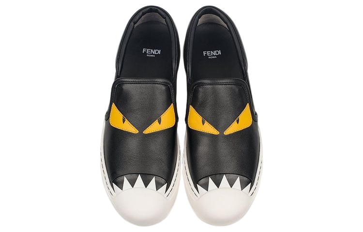 (W) Fendi Leather Low-Top Platform 'Black Fashion' 圖 3