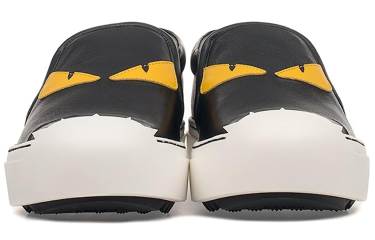 (W) Fendi Leather Low-Top Platform 'Black Fashion' 圖 4