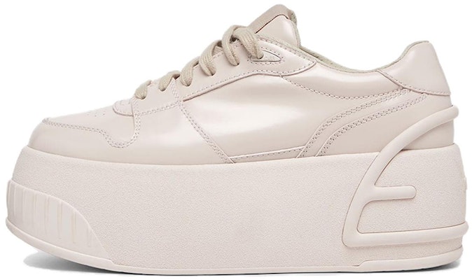 (Women) Fendi Leather Low-Top Platform Sneaker 'Beige' 8E8406PJQF084J Buy (Women) Fendi Leather Low-Top Platform Sneaker 'Beige' 8E8406PJQF084J