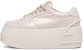 (W) Fendi Sneakers Kulit Bertapak Rendah Wanita 'Beige' 8E8406PJQF084J
