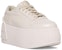(W) Fendi Sneakers Kulit Bertapak Rendah Wanita 'Beige' 8E8406PJQF084J