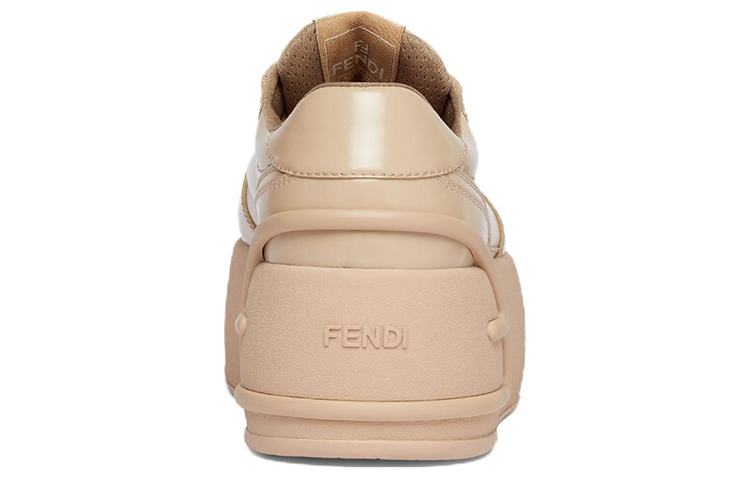 (W) Fendi Leather Low-Top Platform Sneaker 'Pink' 圖 5
