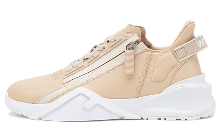 (W) Fendi Leather Low-Top Sneaker 'Pink'