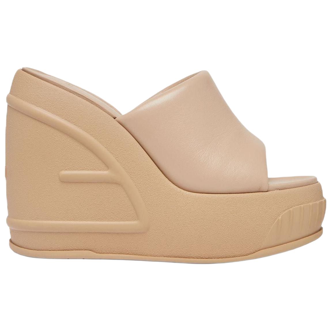 Order (W) 펜디 핑크 청키 힐 가죽 뮬 8R8405NBAF1KCU