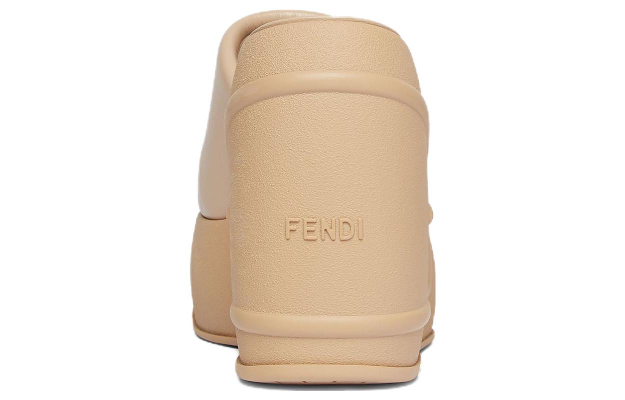 Purchase (W) 펜디 핑크 청키 힐 가죽 뮬 8R8405NBAF1KCU