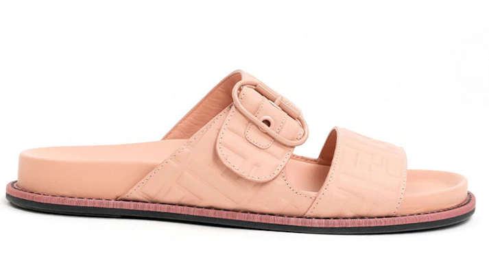 (W) Fendi Leren Open-Teen Buckle Platte Roze ''Fashion Slide'' Sandalen 8X6749A9TBF19C0 Order (W) Fendi Leren Open-Teen Buckle Platte Roze ''Fashion Slide'' Sandalen 8X6749A9TBF19C0