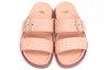 Lookbook (Women) Fendi Leather Open-Toe Buckle Round Toe Flat Pink 'Fashion Slide' 8X6749A9TBF19C0
