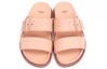 Lookbook (W) Fendi Leren Open-Teen Buckle Platte Roze ''Fashion Slide'' Sandalen 8X6749A9TBF19C0