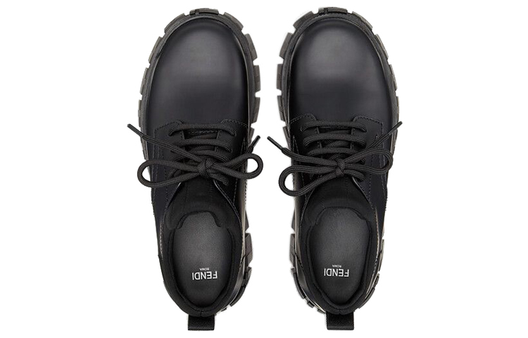 (Women) Fendi Leather Platform Sneakers 'Black' 8L8186AD74F0ABB ...