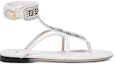Order (W) Fendi Sandal Kulit Bulat Terbuka 'Putih' 8Y8095AEH6F0Z5V
