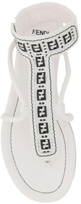 (Women) Fendi Leather Round-Toe Open-Toe Sandal 'White' 8Y8095AEH6F0Z5V Purchase (Women) Fendi Leather Round-Toe Open-Toe Sandal 'White' 8Y8095AEH6F0Z5V
