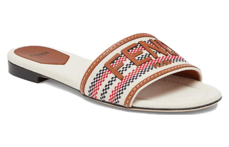 (W) Fendi Leather Slide 'Fashion Trend Beige' 圖 2