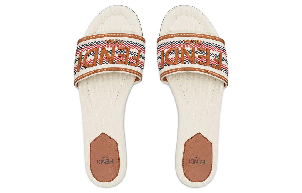 (W) Fendi Leather Slide 'Fashion Trend Beige' 圖 3