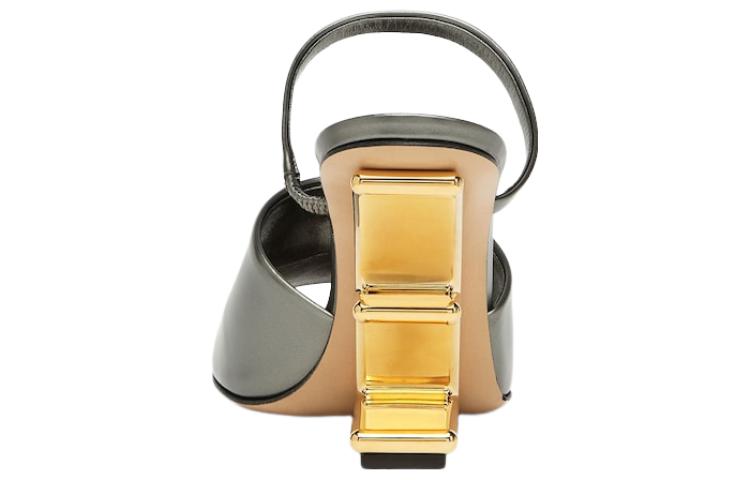 (W) Fendi Leather Slide 'Green Simple' 圖 3