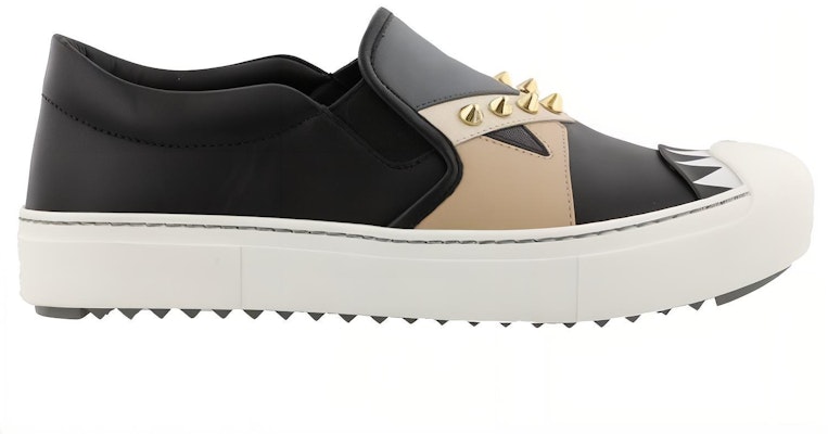 (Women) Fendi Leather Slip-On Round Toe Low-Top Sneakers 'Black Fashion' 8E6662TTYF10SS Order (Women) Fendi Leather Slip-On Round Toe Low-Top Sneakers 'Black Fashion' 8E6662TTYF10SS
