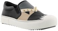 Lookbook (W) Sneakers Low-Top Hujung Bulat Kulit Fendi 'Fesyen Hitam' 8E6662TTYF10SS