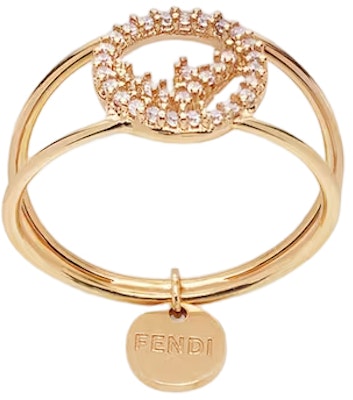 (Women) FENDI Letter Logo Ring Gold for Women. 8AG9306DMF089U Buy (Women) FENDI Letter Logo Ring Gold for Women. 8AG9306DMF089U