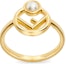 Buy (W) Cincin FENDI Logo Wanita Warna Emas. 8AK182A5TOF09ZE