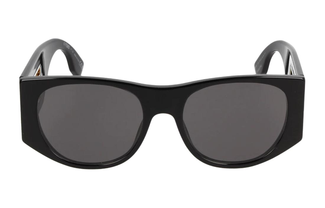 Lookbook (W) FENDI 經典logo方框太陽眼鏡 黑色款 FE40109I 01A