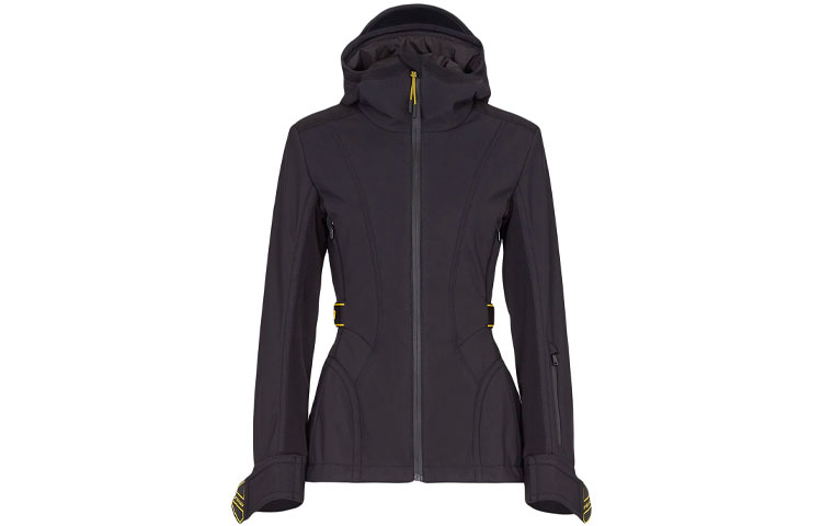 (Women) Fendi Logo Tape Hoodie Jacket Black FAN004AEQOF0GME