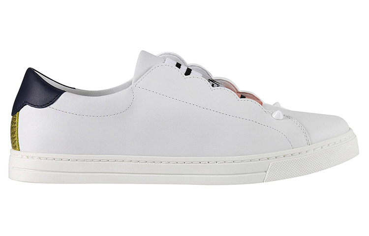 (W) Fendi Low-Top Lace-Up Leather Sneaker 'White Fashion' 圖 2