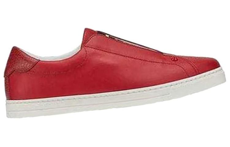 (W) Fendi Low-Top Leather Sneaker 'Red Fashion' 圖 2