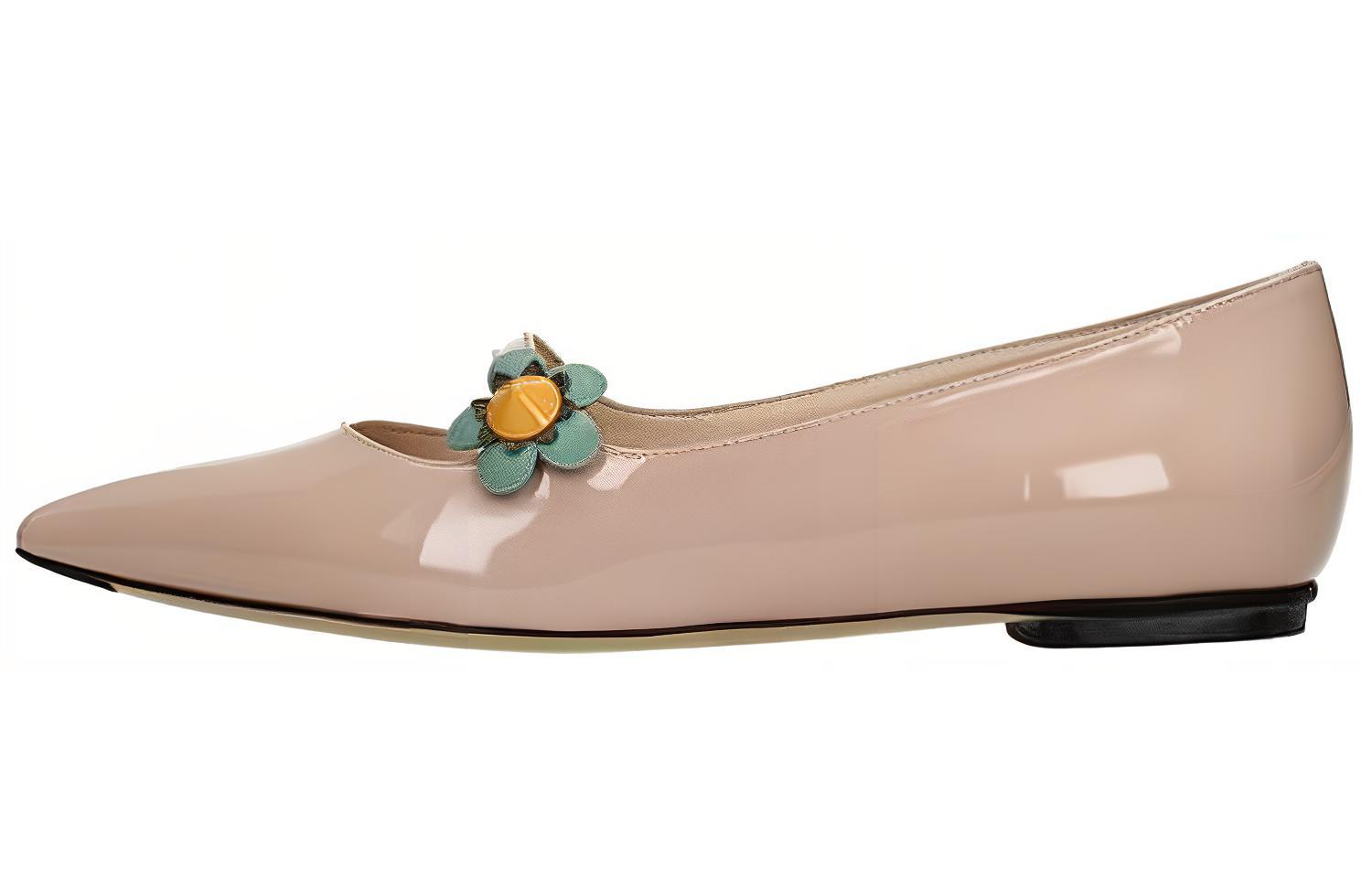 (W) Fendi Low-Top Patent Sneaker 'Pink'