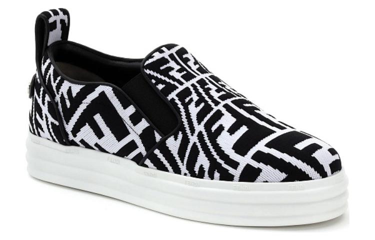 (W) Fendi Low-Top Sneaker 'Black White' 圖 2