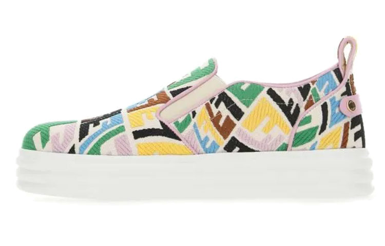 (W) Fendi Low-Top Sneaker 'Colorblock Monogram'
