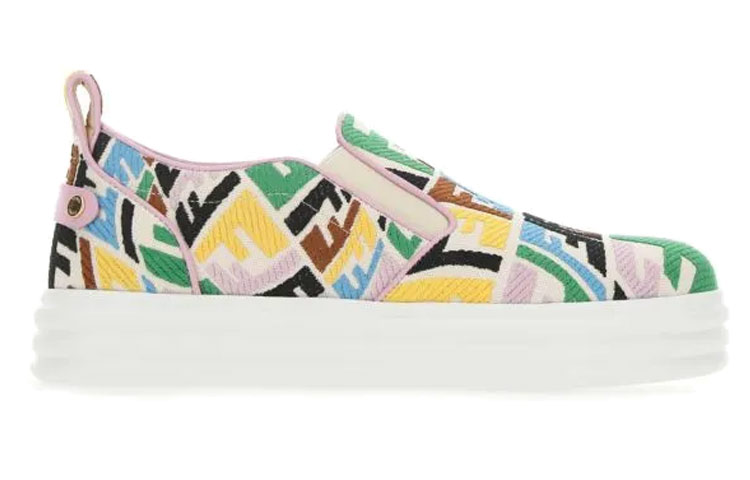 (W) Fendi Low-Top Sneaker 'Colorblock Monogram' 圖 2