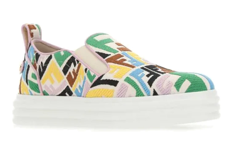 (W) Fendi Low-Top Sneaker 'Colorblock Monogram' 圖 3
