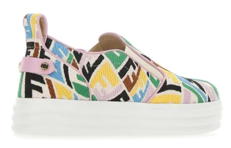 (W) Fendi Low-Top Sneaker 'Colorblock Monogram' 圖 5