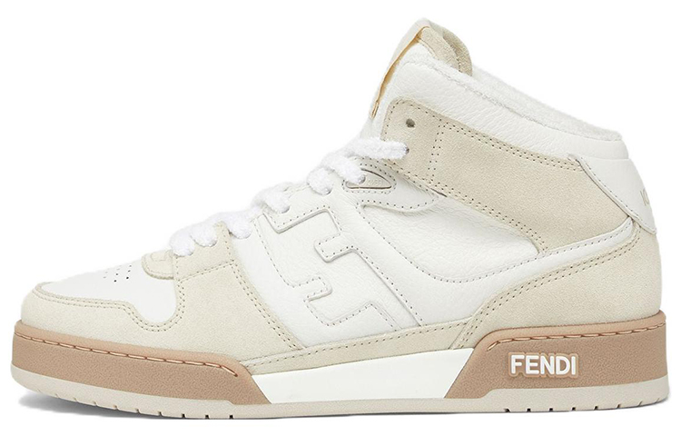 (W) Fendi Match High Top 'White Cream'