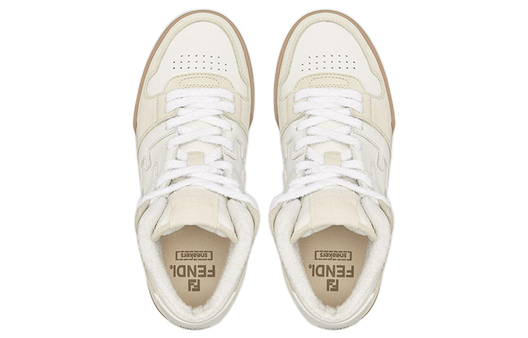 (W) Fendi Match High Top 'White Cream' 圖 4