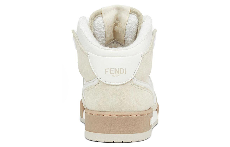 (W) Fendi Match High Top 'White Cream' 圖 5