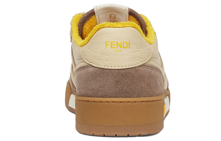 (W) Fendi Match Low Top Suede 'Yellow Beige' 圖 5
