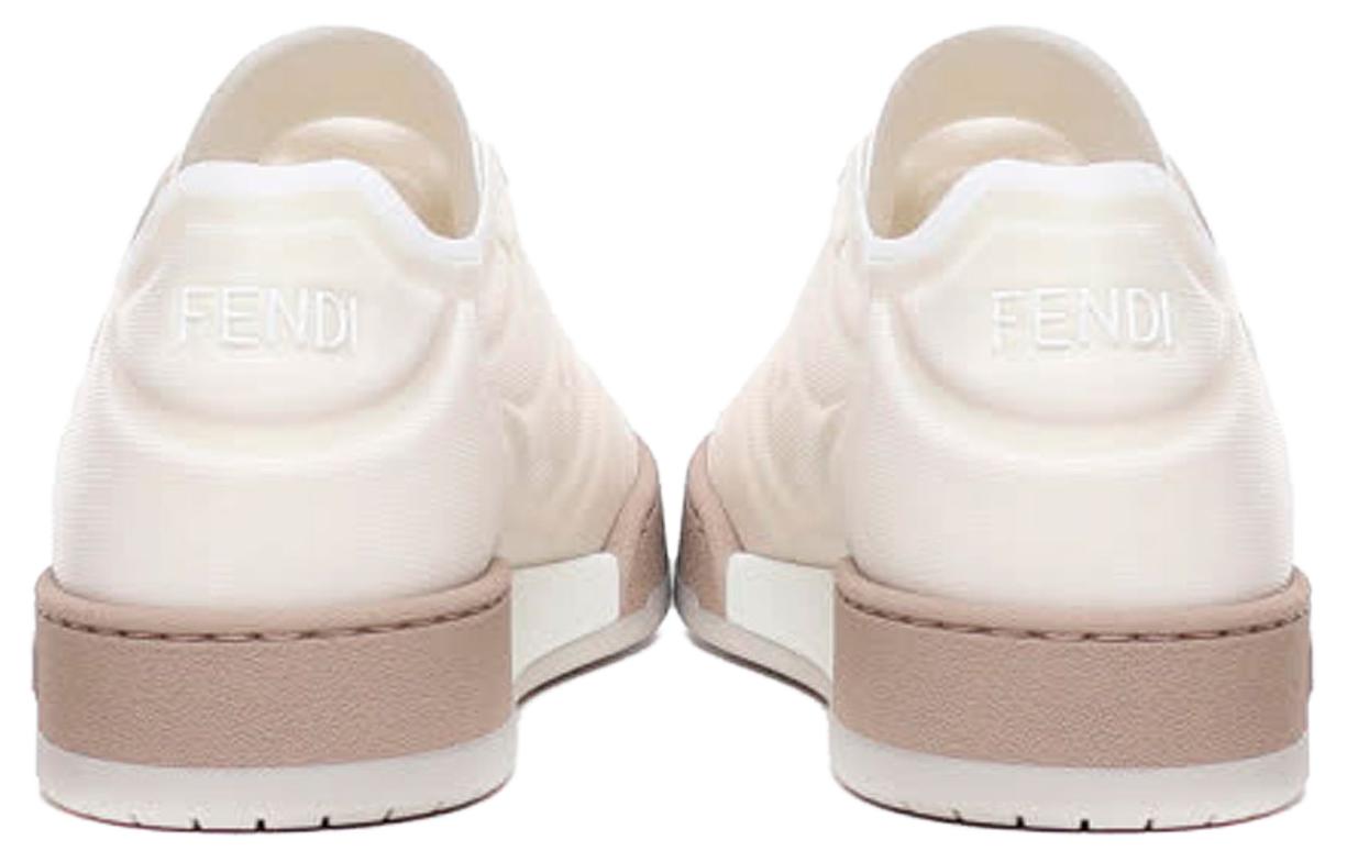 Purchase FENDI芬迪 Match 網布 低筒繫帶 時尚板鞋 女款 白色