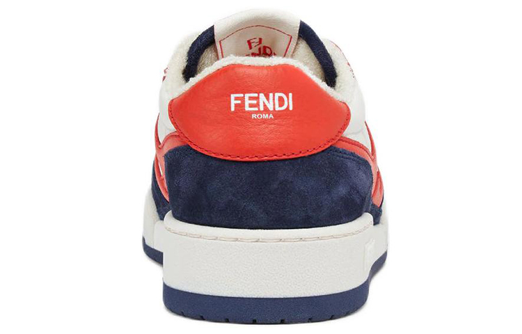 (W) Fendi Match Navy Red Suede 圖 5