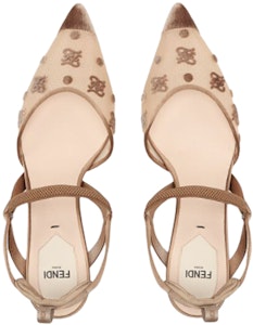 (W) Fendi Mesh dan FF Karligraphy Mule Sandals 'Beige' 8J8243AHH5F1FZJ Purchase (W) Fendi Mesh dan FF Karligraphy Mule Sandals 'Beige' 8J8243AHH5F1FZJ