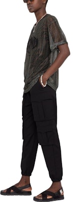 (Women) FENDI Mesh Round-Neck Oversized T-Shirt SS21 Brown Tee FS7375AG77F118W Sizing (Women) FENDI Mesh Round-Neck Oversized T-Shirt SS21 Brown Tee FS7375AG77F118W