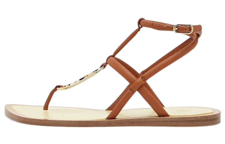 (Women) Fendi Nappa Leather Sandals 'Brown' 8Y8283NBAF0FL5