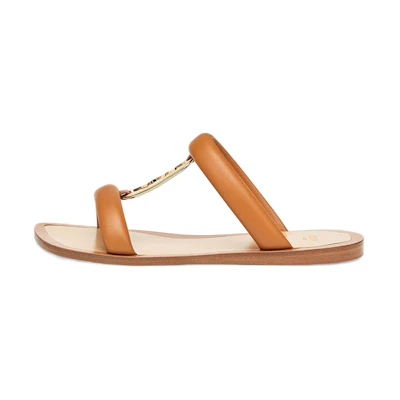 (W) Fendi O'Lock 'Brown Fashion Slide'