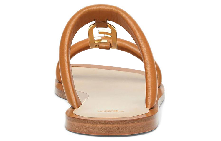 (W) Fendi O'Lock 'Brown Fashion Slide' 圖 5