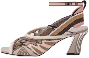 (Women) Fendi Open Toe Velcro 'Fashion Sandal - Pink Brown' 8X6910A6RQF16M7 (Women) Fendi Open Toe Velcro 'Fashion Sandal - Pink Brown' 8X6910A6RQF16M7