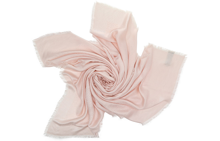 (Women) FENDI Pink Logo Pattern Print Scarf FXT9249EAF1FR0