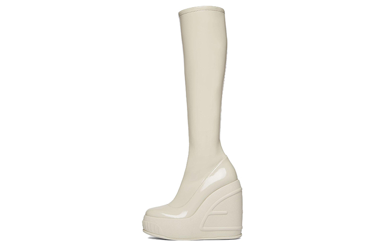(Women) Fendi Platform High-Top Boots 'White Patent Leather' 8W8399A8T9F0XW5