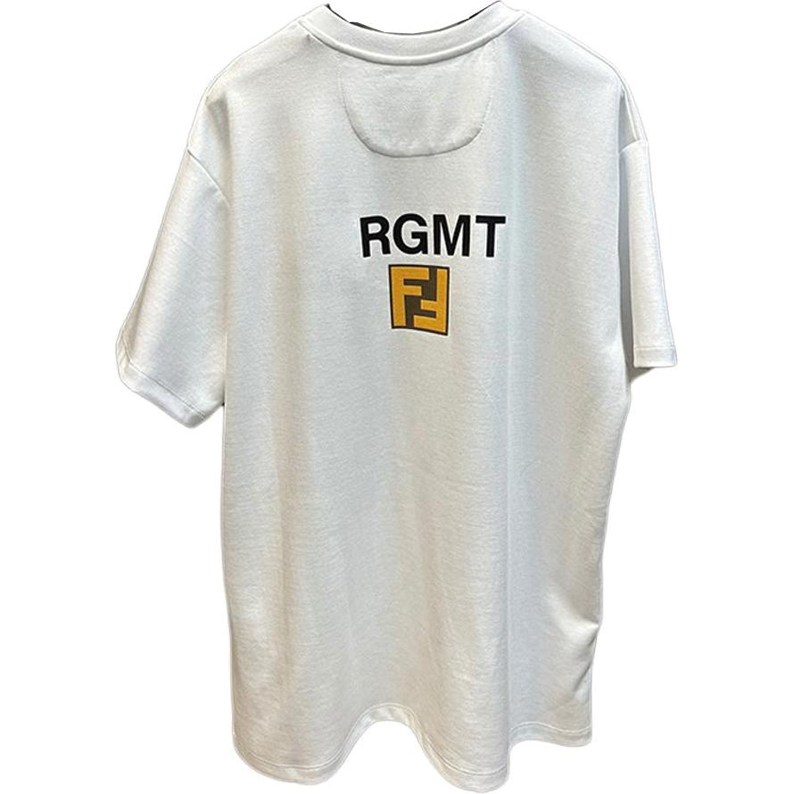 Sizing (W) 펜디 포켓몬 로고 프린트 반팔 티셔츠 SS24. FS9626AQFXF0ZNM