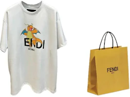 Cheap (W) FENDI Pokémon 標誌印花短袖T恤 SS24 潮T。 FS9626AQFXF0ZNM