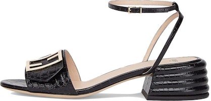 (Women) Fendi Promenade 'Wide Strap High Heel Sandals Black' 8X7091TC3F0QA1 (Women) Fendi Promenade 'Wide Strap High Heel Sandals Black' 8X7091TC3F0QA1