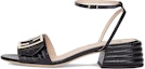 Buy (W) Fendi Promenade 'Sandal Tumit Tinggi Tali Lebar Hitam' 8X7091TC3F0QA1